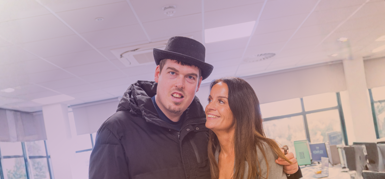 Marie, Head of Operations at Komplex Community, with service user